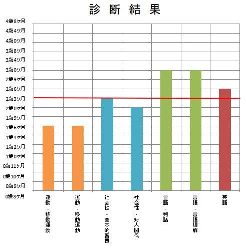 グローバル式発達診断の見本