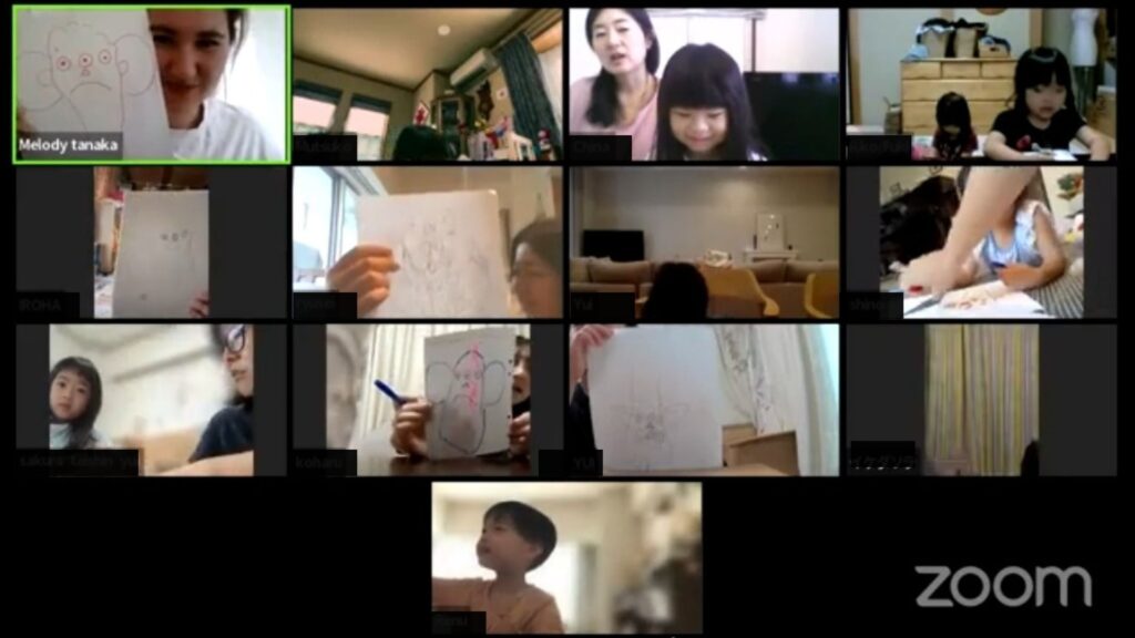 9月のオンライン英語あそびFun and Play!も沢山の皆さんに参加頂きました