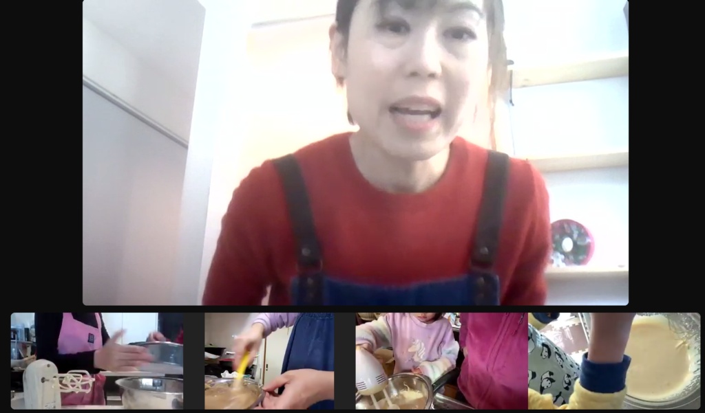 『親子で作ろう！米粉のブッシュドノエル』＠Xmasオンラインクッキング