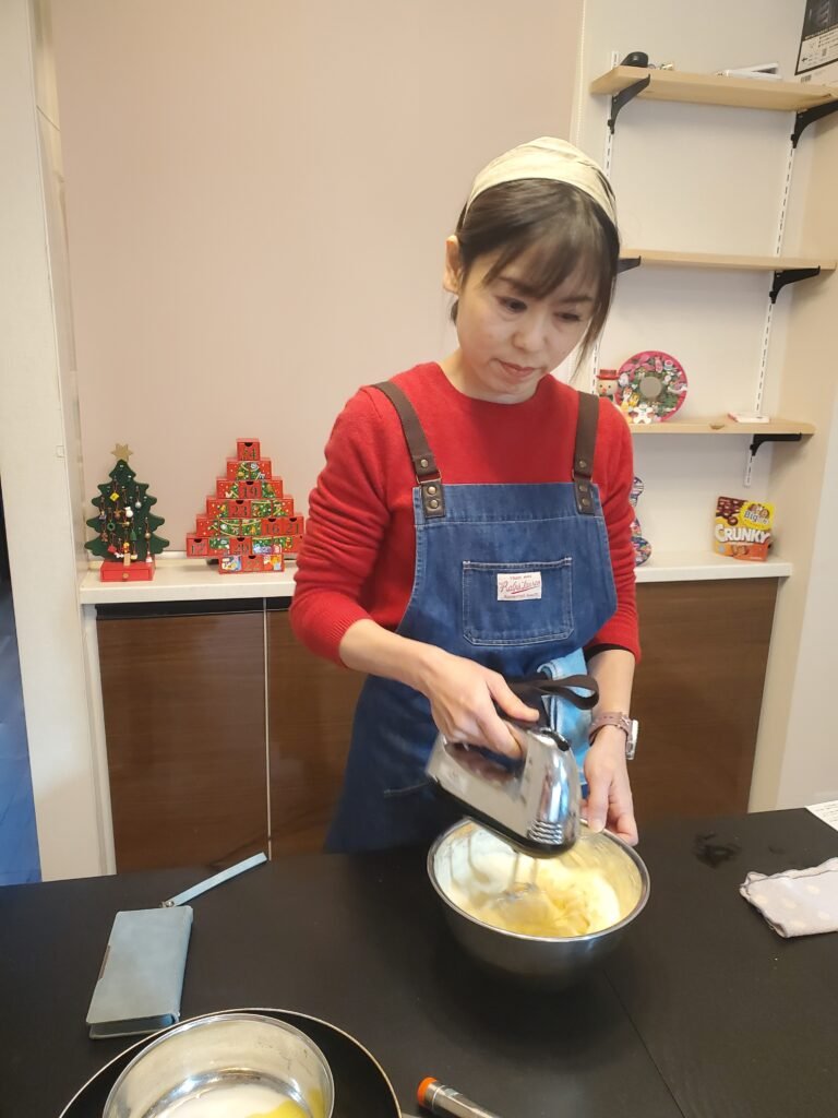 『親子で作ろう！米粉のブッシュドノエル』＠Xmasオンラインクッキング